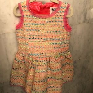 Milky mini tweed girls dress size 3